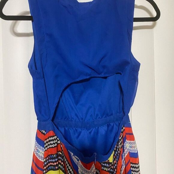 Gracie Girls multicolored blue Maxi dress - Picture 6 of 7